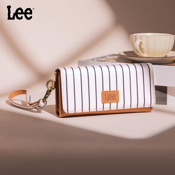 Lee Trifold Womens Wallets RFID Blocking Long Wallet Card Holder Clutch Wristlet - Picture 2 of 7